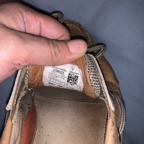 Size 10 Authentic Classic Sperry Boat Shoes - Picture 9 of 9